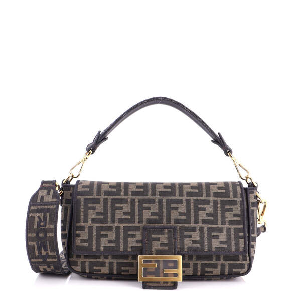 Fendi Handbags - Fendi Medium Baguette NM Bag Zucca Canvas